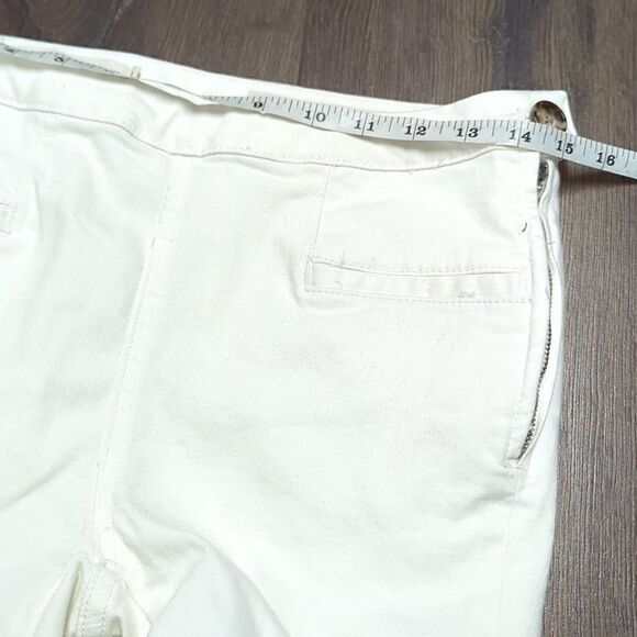 Anthropologie Pilcro and the Letterpress High Rise Denim Leggings size 28 White - Picture 6 of 11